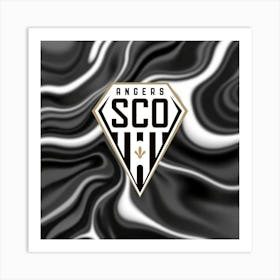 Angers SCO Logo Wall Arts 12 Art Print