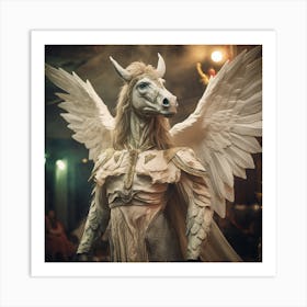 Horse With Wings Art Print