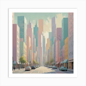 Cityscape 50 Art Print