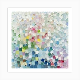 Mosaic Flower 1 Art Print