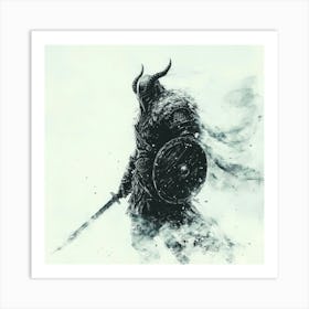 Wraith Of The Frozen Fjords Art Print