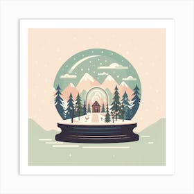 Rovaniemi Finland 2 Snowglobe Art Print