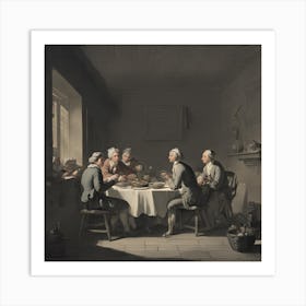 Supper Party Art Print