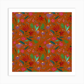 Floral Pattern 2 Art Print