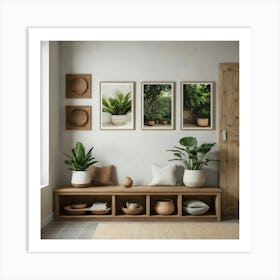 Room With Plants 4 Art Print