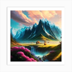 Mountain Landscape 15 Art Print