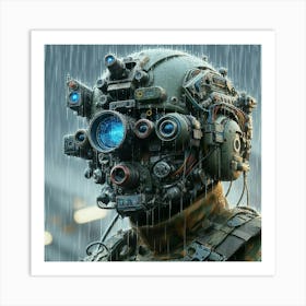 Soldier In The Rain 2 Art Print