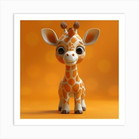 Giraffe Art Print