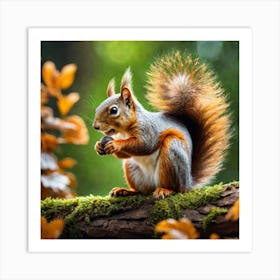 Red Squirrel 1 Art Print