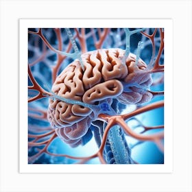 Brain And Nervous System 4 Art Print