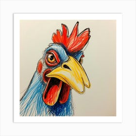 Rooster 32 Art Print