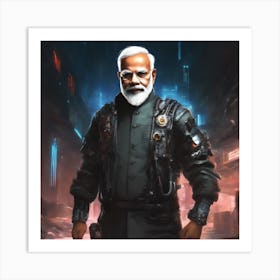 Narendra Modi 4 Art Print