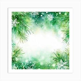 A Watercolour Style Depiction Of A Festive Environment Weaving Together Elements Of Magic And Celeb (1) 1 Art Print