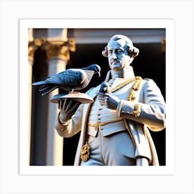 Statue Of George Washington Art Print