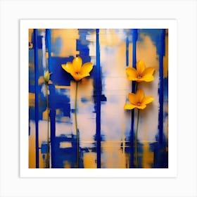 Yellow Flowers 1 Art Print