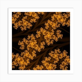 Abstract Fractal Pattern Artwork Flora Art Print