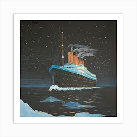 Titanic Painting Poster