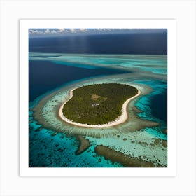 Island In The Middle Of The Ocean 1 Art Print