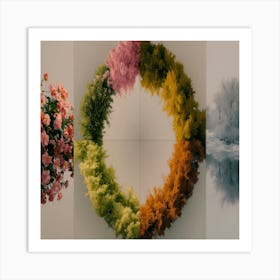 The Four Seasons of Nature Art Print