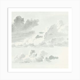 Joseph August Knip Wolkenstudies (Cloud Study) Art Print