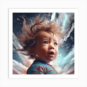 Child In The Sky Art Print