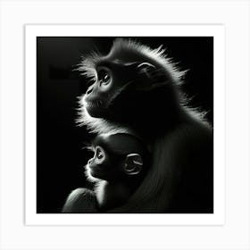 Mother And Child 8 Art Print