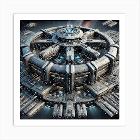 A Central Command Station Asterian Syndicate 1024 Art Print