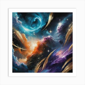 Nebula Art Print