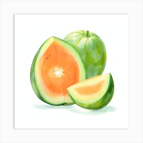 Melon Art Print