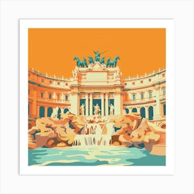 Trevi Fountain 2 Art Print