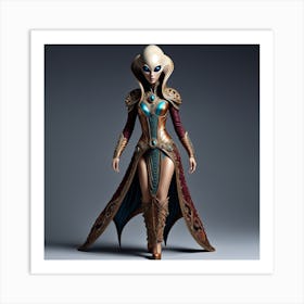 Alien Woman 1 Art Print