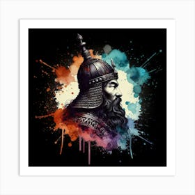 Azerbaijani Warrior Art Print