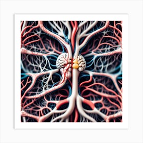 Brain And Spinal Cord 24 Art Print