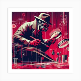 Detective Art Art Print