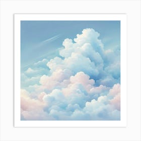 Sky With Clouds Art Print