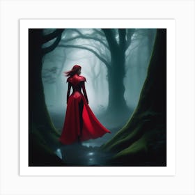 Red Cloak 1 Art Print