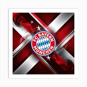 FC Bayern München Logo Wall Art 12 Art Print