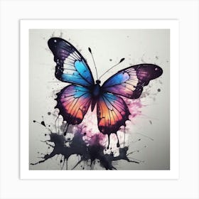 Butterfly Painting 283 Art Print