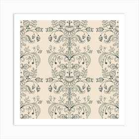 Folk Pattern Art Print