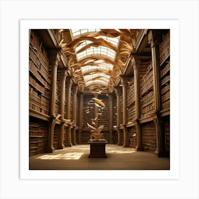 Library Full Of Books Art Print