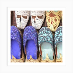 Moroccan Shoes Art Print