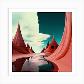 Abstract Landscape Art Print