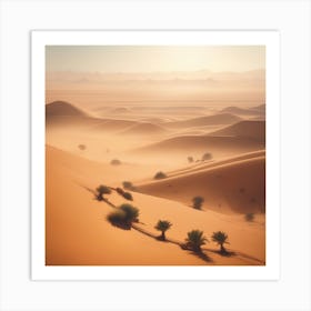 Desert Landscape - Desert Stock Videos & Royalty-Free Footage 15 Art Print