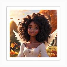 Autumn Angel Art Print