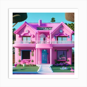 Barbie Dream House (694) Art Print