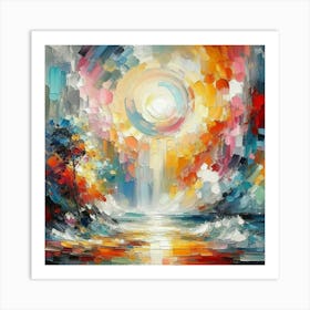 Abstract painting art decoration 5 Art Print