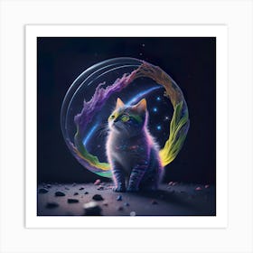 Cat Galaxy (10) Art Print