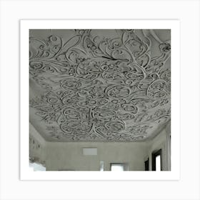 Ceiling Design Art Print