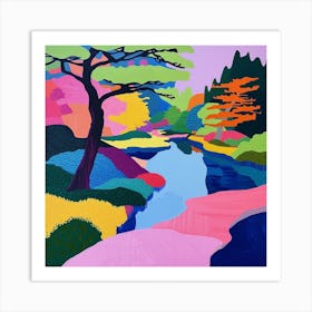 Colourful Gardens Shinjuku Gyoen National Gardens Japan 1 Art Print