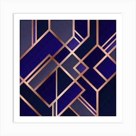 Art Deco Pattern 18 Art Print